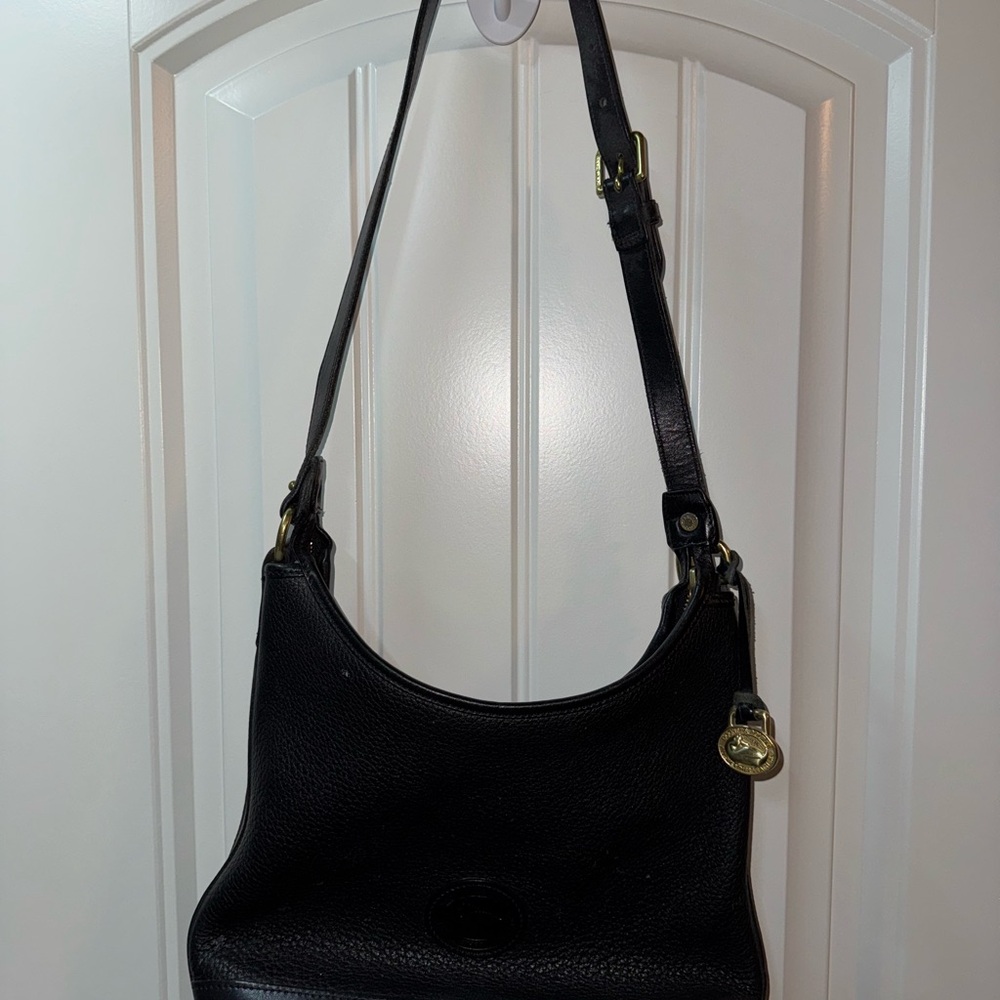 Dooney & Bourke Black Leather Shoulder Bag